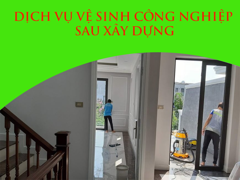 vệ sinh sau xây dụng